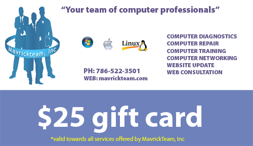 computer repair, web hosting, diagnostics, training, networking,